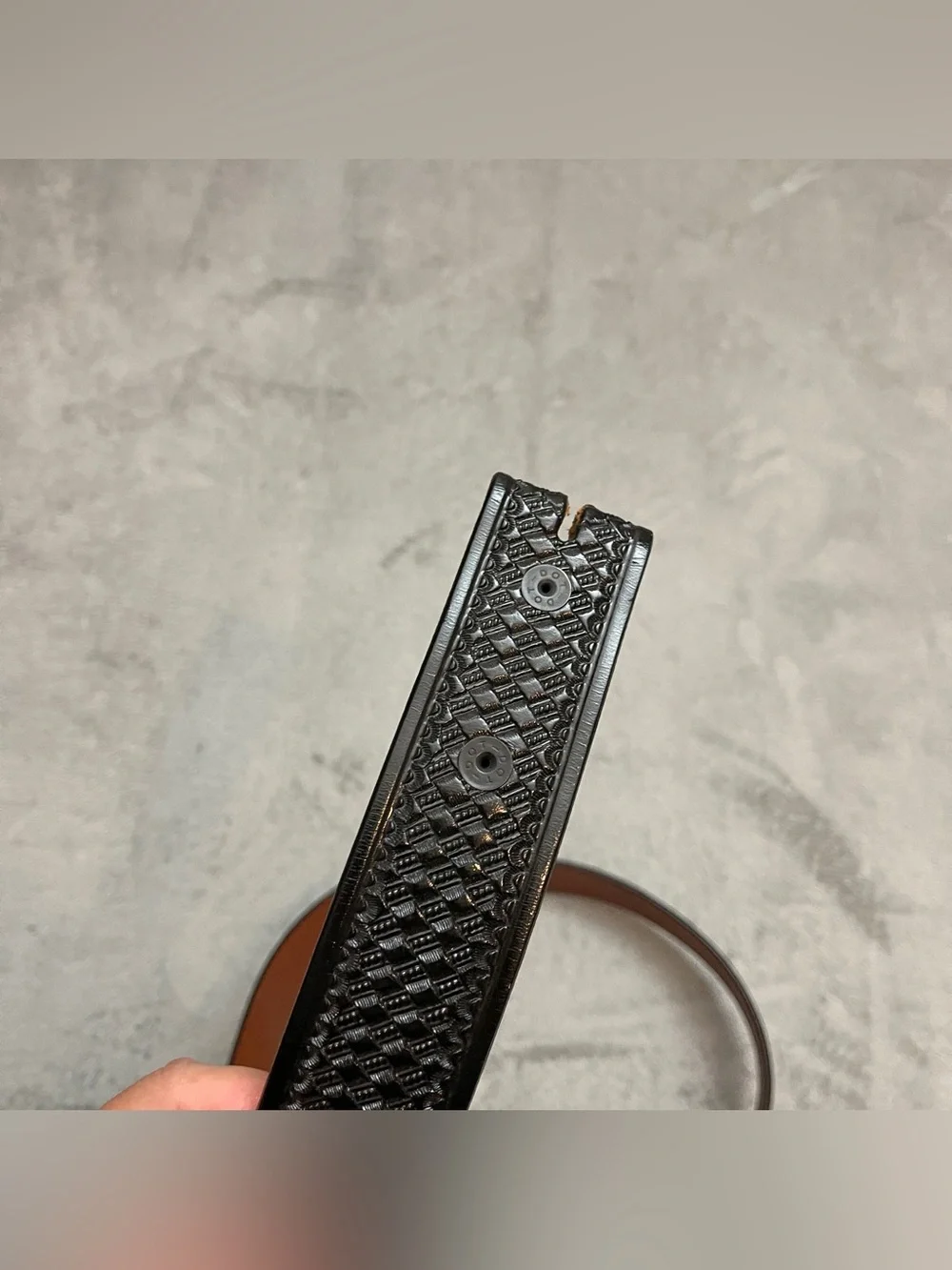Don Hume B111 BUCKLELESS TROUSER BELT 1 3/4